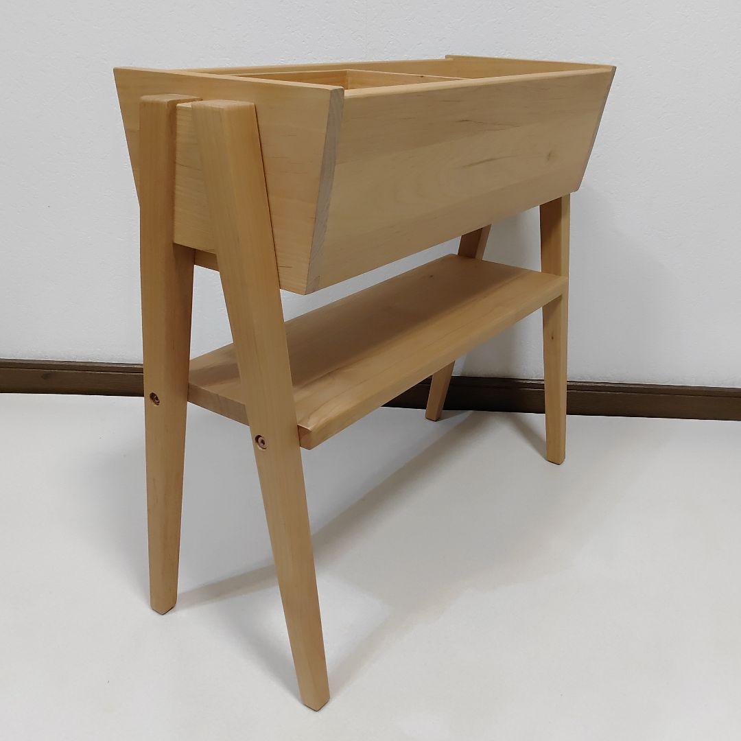 天然木 サイドラック シェルフ 棚 サイドテーブル マルチサイドラック