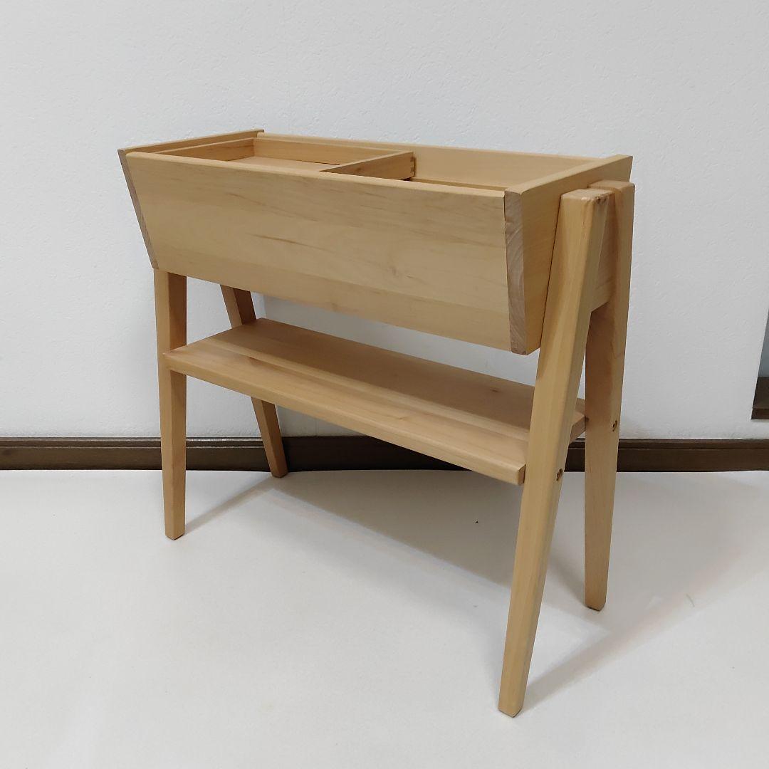 天然木 サイドラック シェルフ 棚 サイドテーブル マルチサイドラック