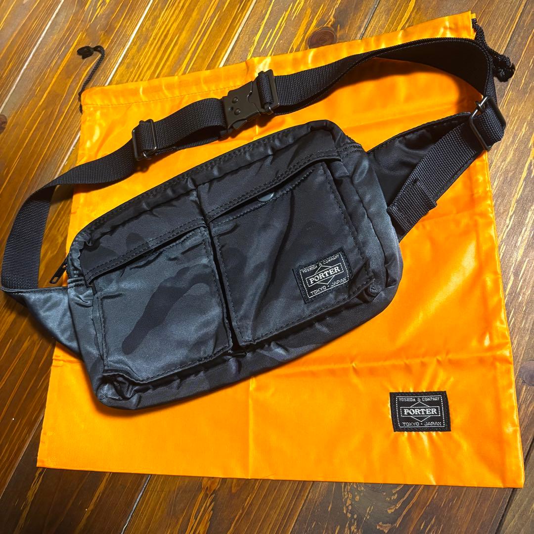 希少！PORTER TANKER 30th アニバーサリー カモ ウエストバッグ