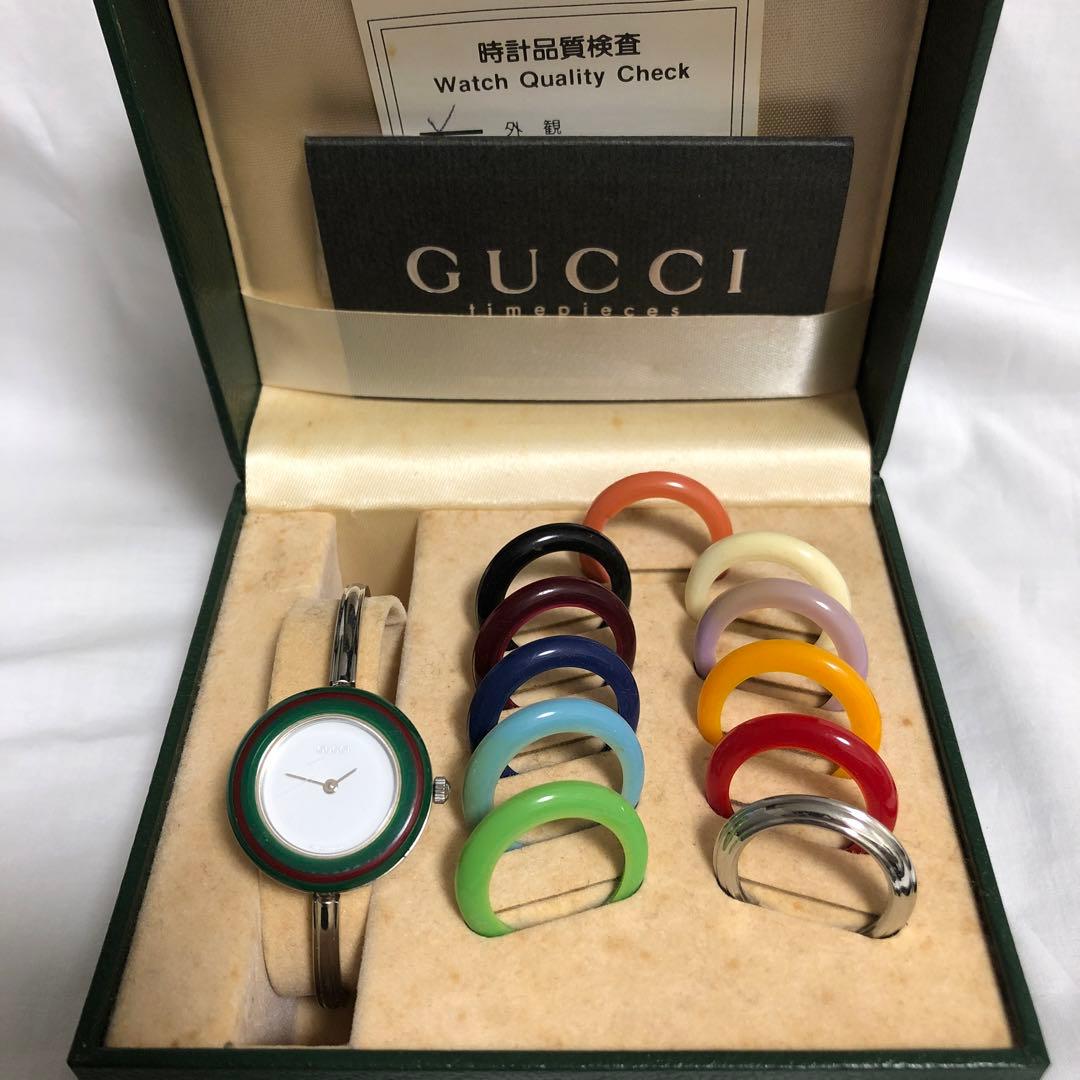 GUCCI　腕時計 チェンジベゼル　アナログ