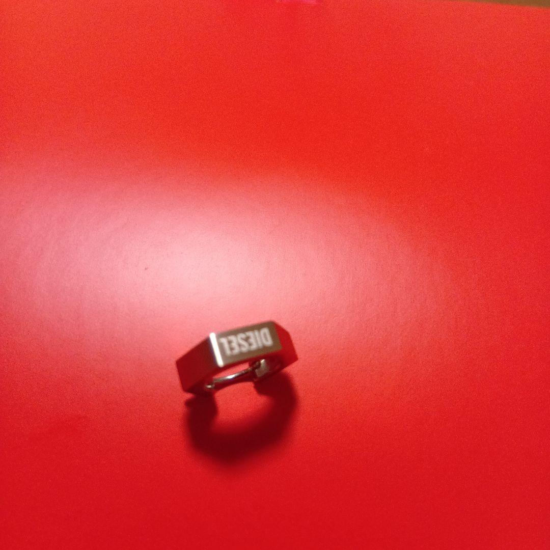 DIESEL DX145 00DW シルバー ピアス(片耳用)