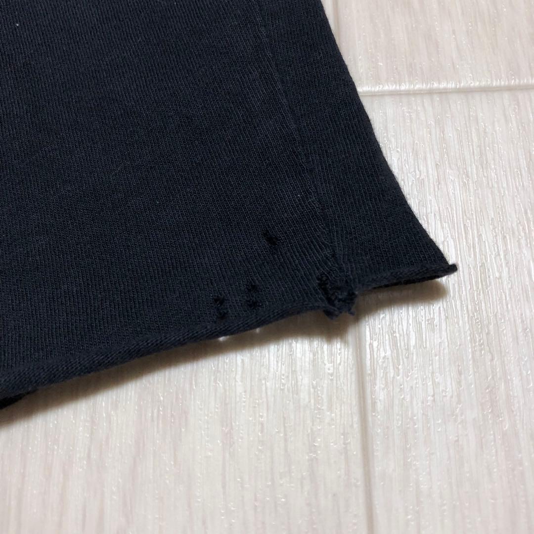 クロムハーツ　長袖シャツ　ロンT ブラック　L ジャパンタグ　4S308