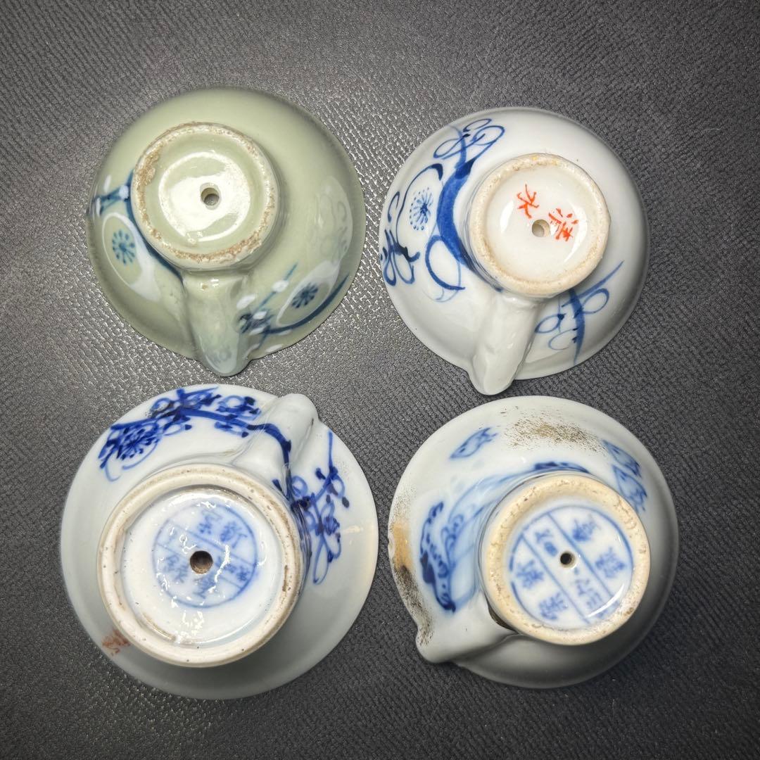 清水焼 うぐいす徳利 鳴き徳利 盃 11点 酒器 ぐい呑