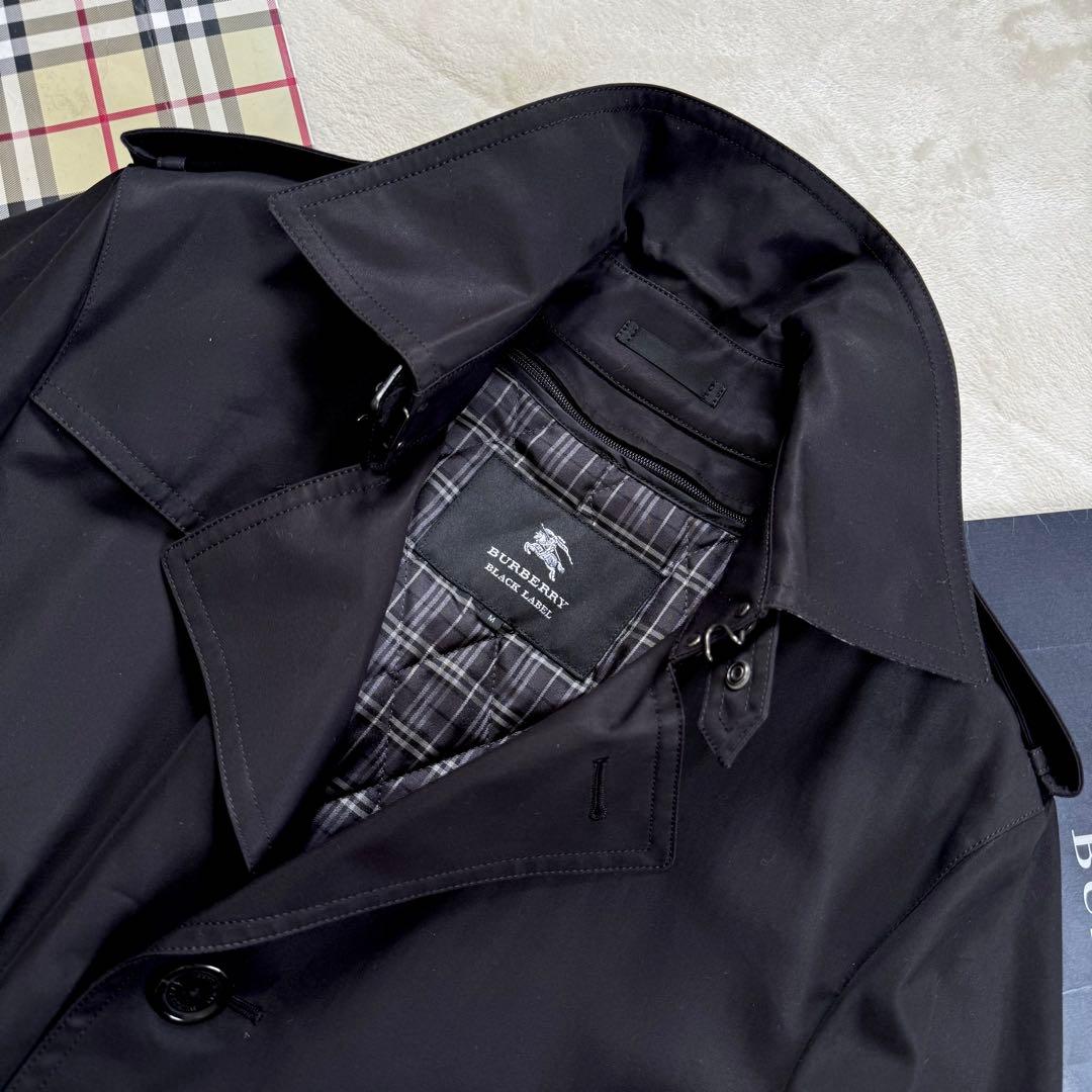 【超美品】バーバリーブラックレーベル 着脱可能 ライナー付 トレンチコート M