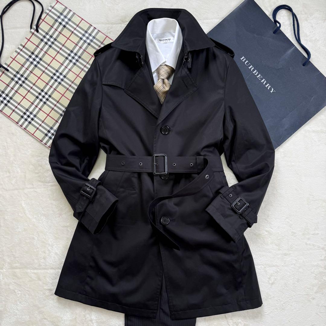 【超美品】バーバリーブラックレーベル 着脱可能 ライナー付 トレンチコート M
