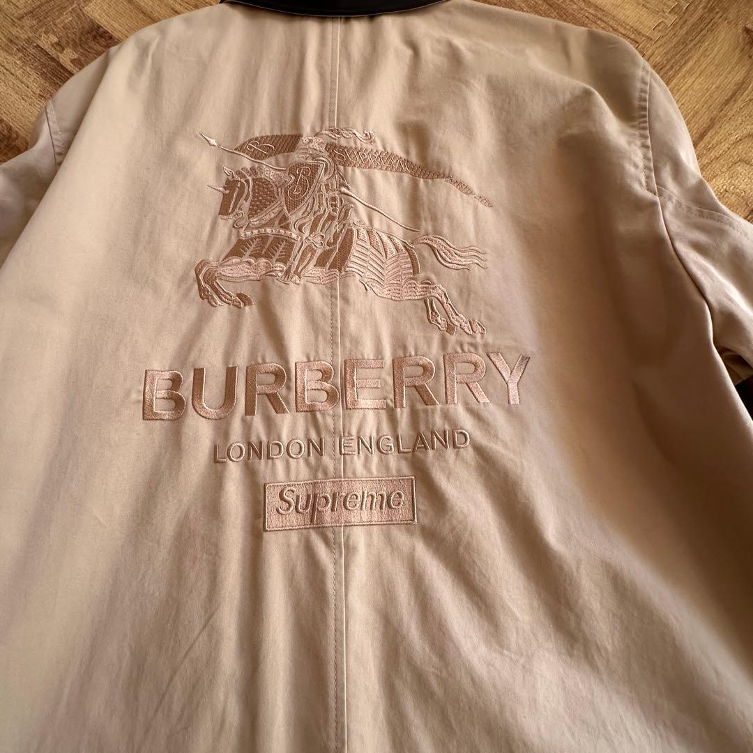 Burberry × Supreme トレンチコート ベージュ