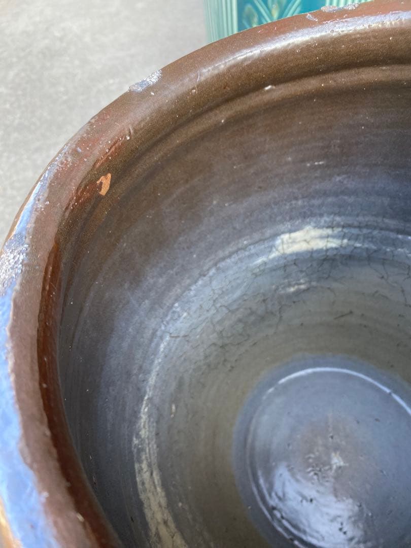 甕　カメ　水甕　睡蓮鉢　水鉢　鉢カバー　オブジェ　ガーデニング　金魚鉢　メダカ鉢