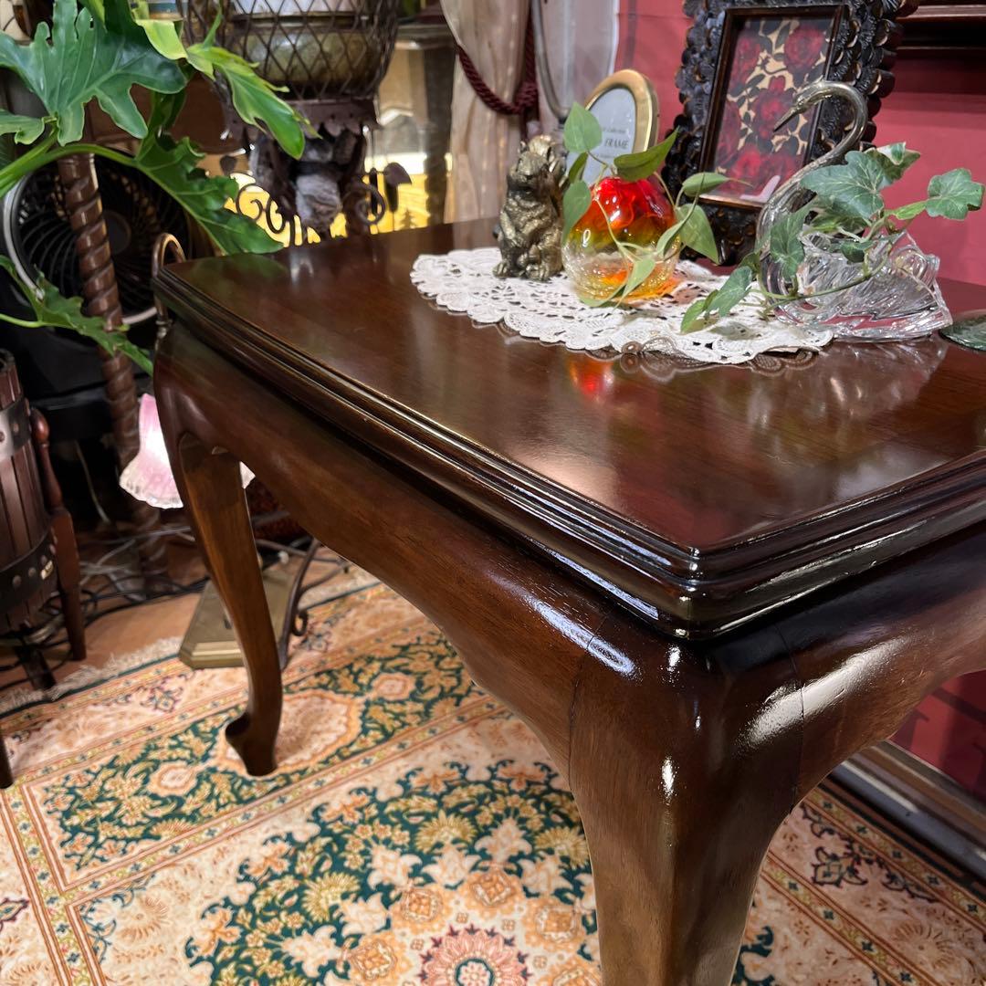 オールド　マルニ　ヴィンテージ 地中海　　猫脚サイドテーブル　コンパクトテーブル