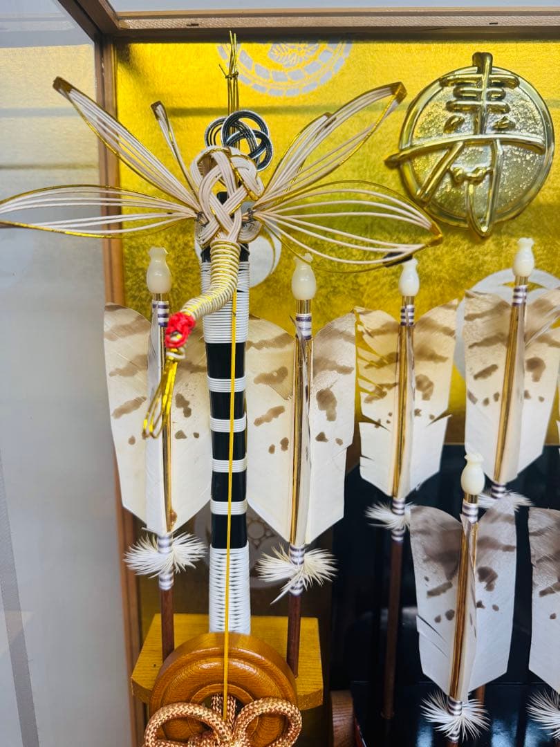 五月人形 破魔矢ケース入り｜動作良好・木製