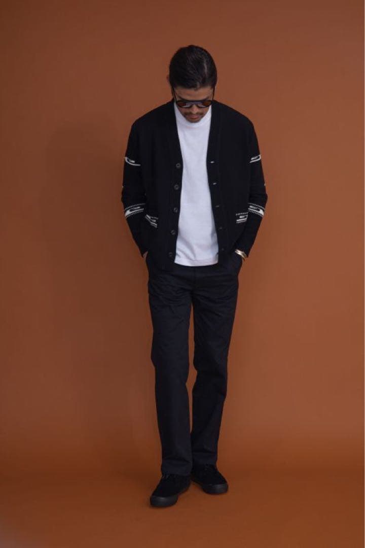 イチRATS NATIVE KANOKO CARDIGAN BLACK L