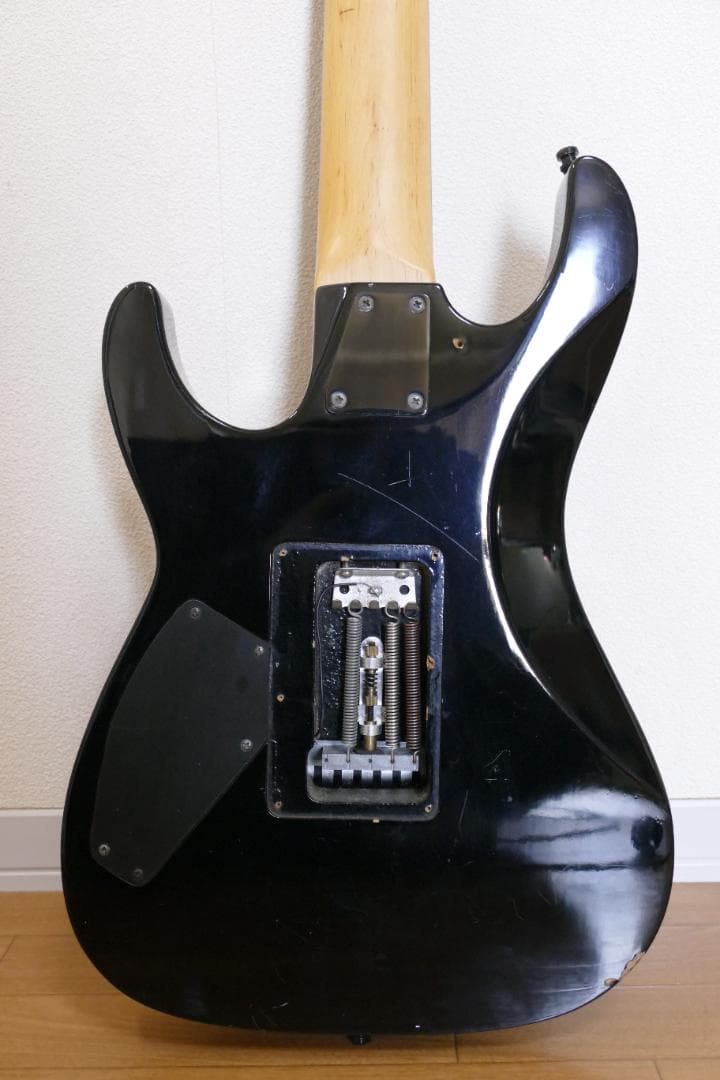 グラスルーツ製 7弦エレキギター リバースヘッド　ダンカン搭載【ジャンク品】