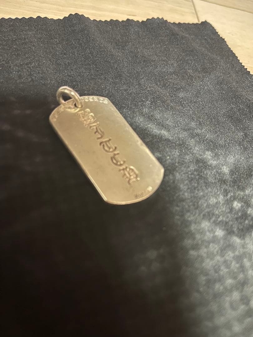 クロムハーツ'ローリングストーンズシルバー ドッグタグ ネックレス