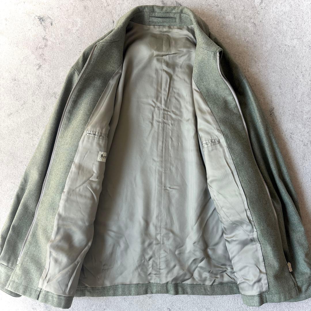 良品 マーガレットハウエル 日本製ウール スウィングトップ ブルゾン ドリズラー