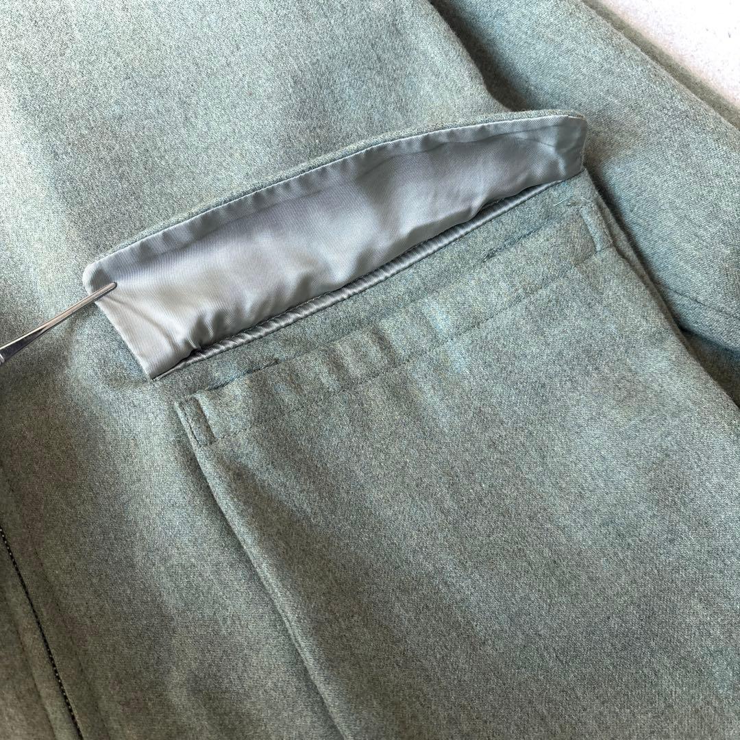 良品 マーガレットハウエル 日本製ウール スウィングトップ ブルゾン ドリズラー