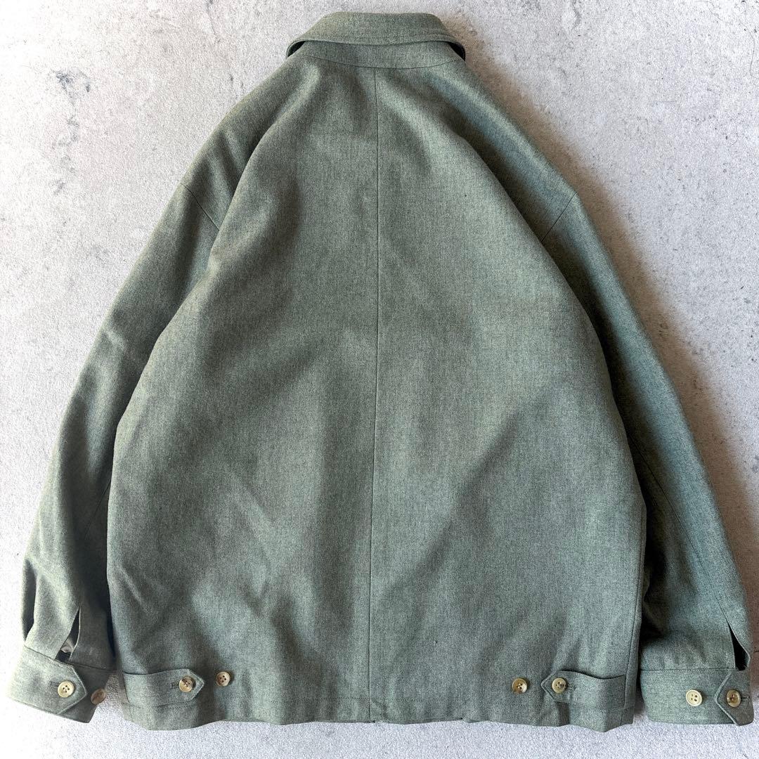 良品 マーガレットハウエル 日本製ウール スウィングトップ ブルゾン ドリズラー