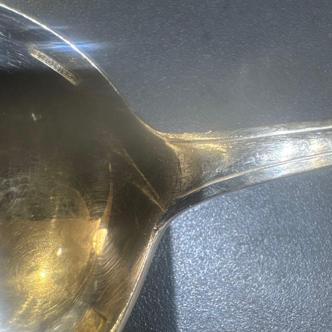 1900アンティークChristofle銀フォークと銀スプーンのセットアールデコ