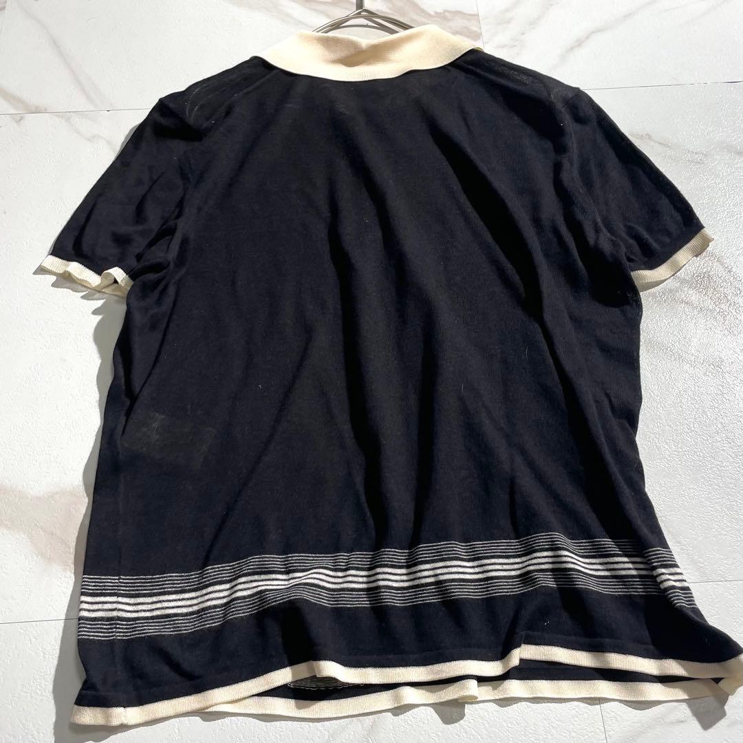 入手困難✨ エルメス 半袖シャツ シルク100% レディース ブラック系