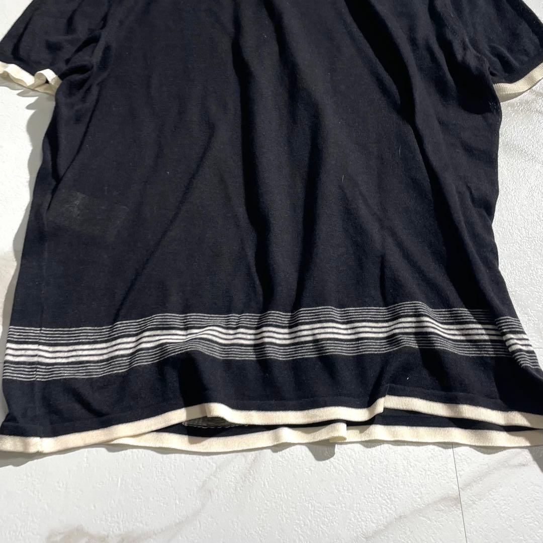 入手困難✨ エルメス 半袖シャツ シルク100% レディース ブラック系