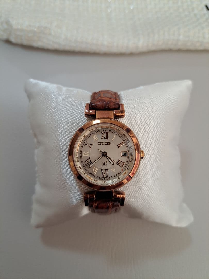 ぷにぶにCITIZEN シチズン xC クロスシー エコドライブ電波腕時計