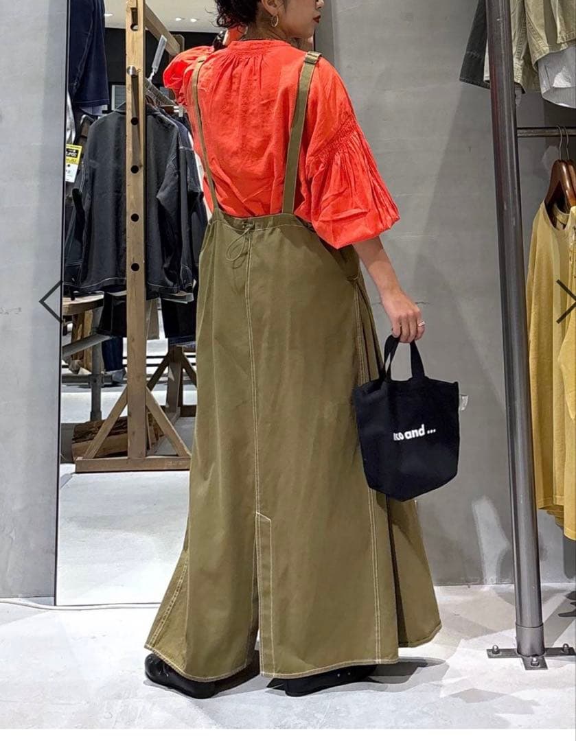 新品　ニコアンド　ミサコレサスワンピース L