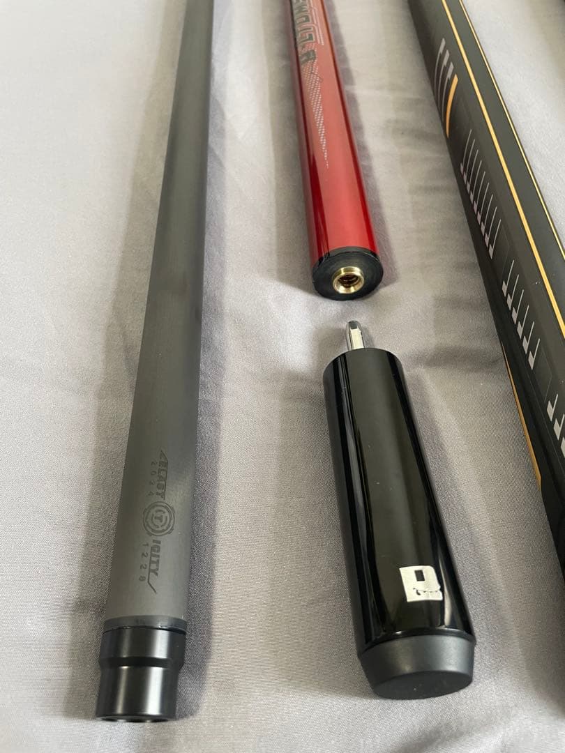 ユニバーサルキューエボニー3ピースジャンプキューブレイクキュー