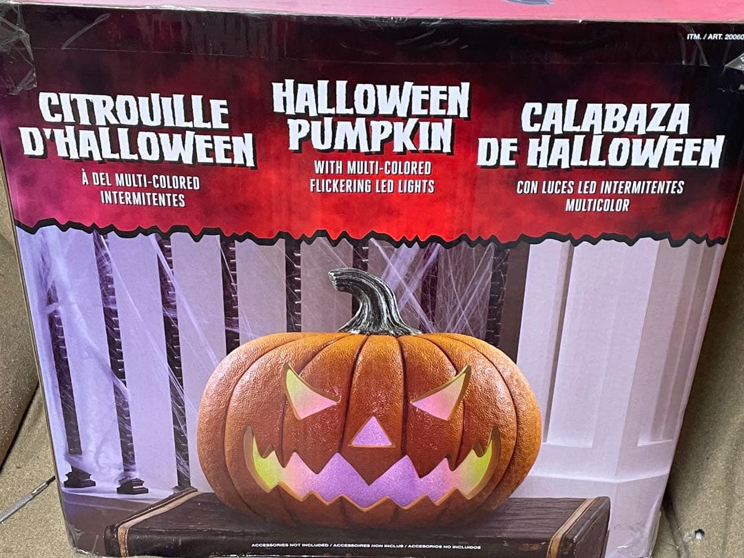 【動作確認済み！】コストコ　ハロウィン　ジャックオーランタン　ジャッコーランタン