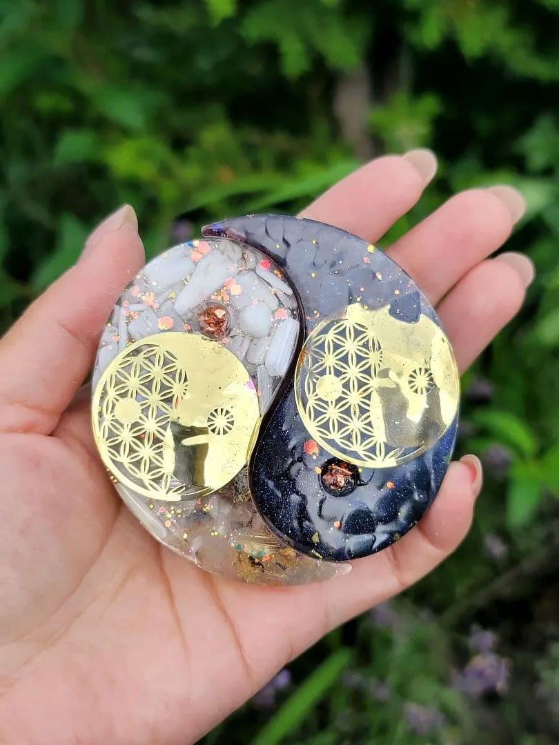 ダブルオルゴ陰陽★自己成長エネルギーオルゴナイト