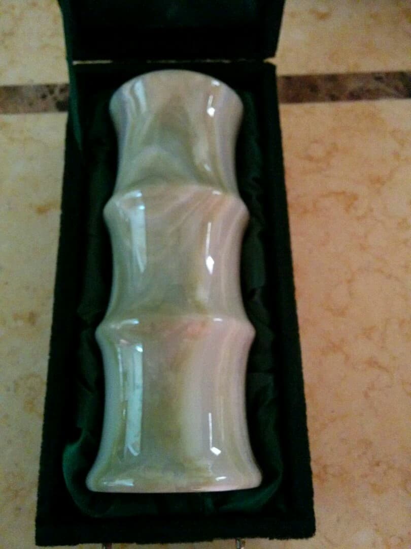 オニキス　花瓶　未使用