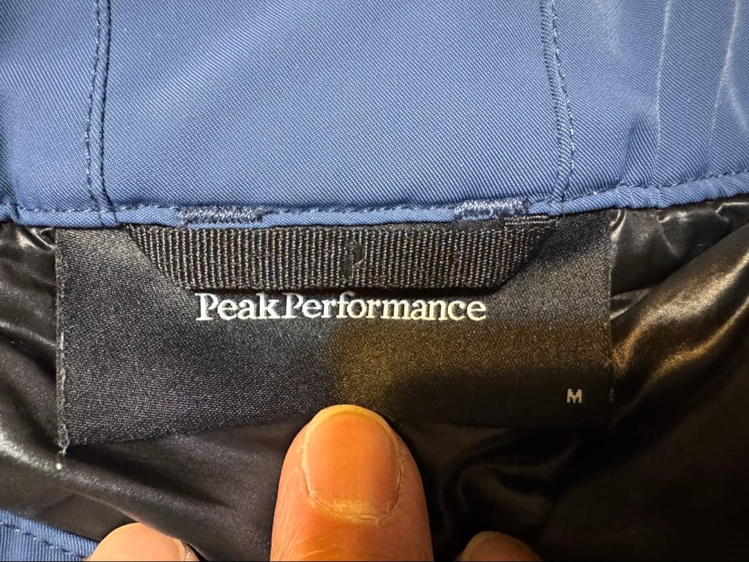 美品　ピークパフォーマンス 綿入　ブルーシャドウＭ