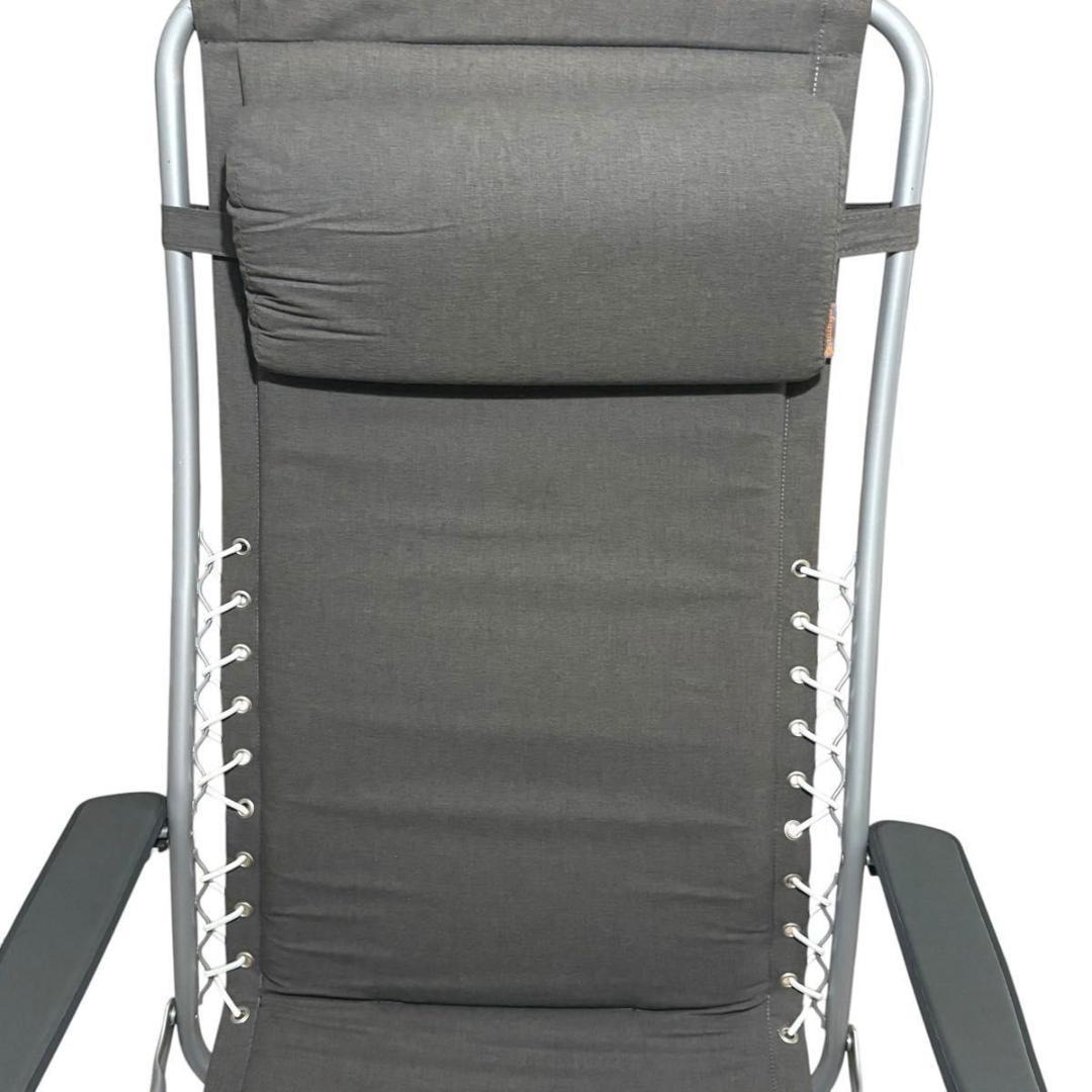 【美品】Lafuma RSX リクライニングチェア ブラウングレー フランス製