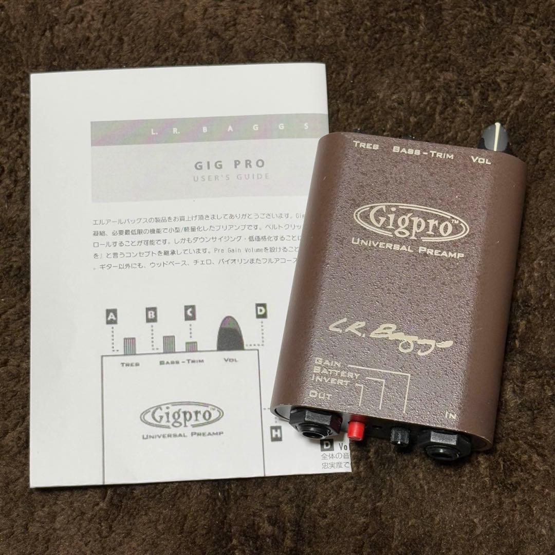 L.R.Baggs Gigpro アコースティックギター ウクレレ プリアンプ