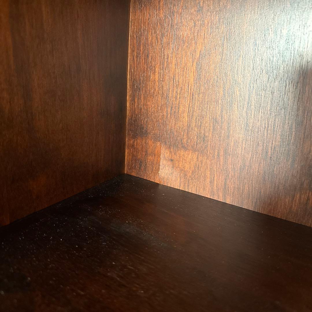 【展示品】和光 旭川家具 和モダン 飾り棚 本棚 ブックシェルフ i1※