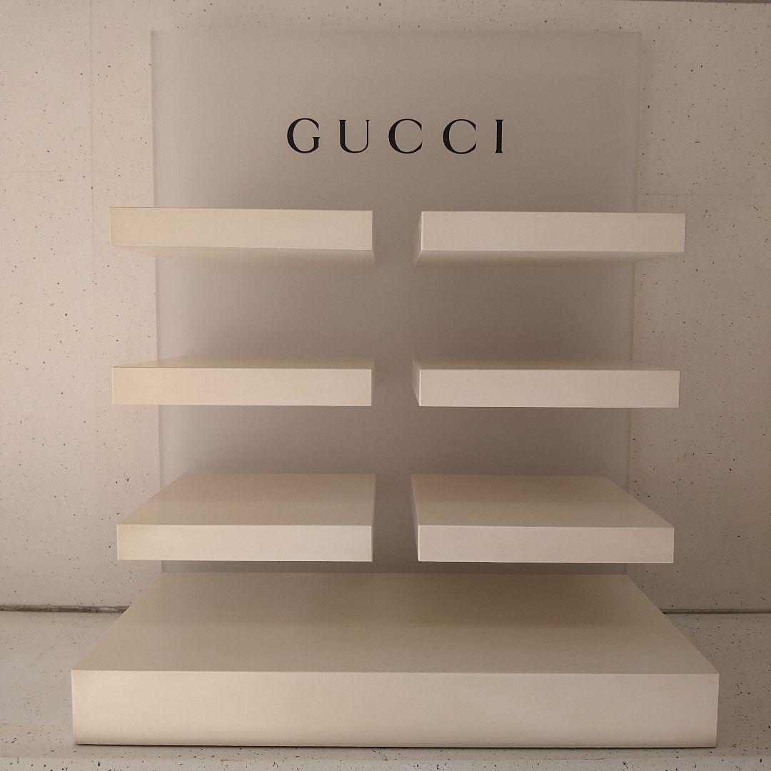 【 GUCCI 】B グッチ　ディスプレイ台　飾り棚 　レア　ヴィンテージ