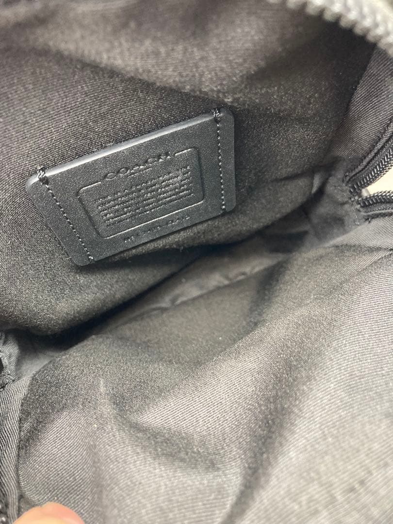 ✨良品✨COACH モノグラム ブラック ボディバッグ※訳あり★