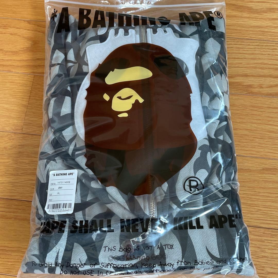 トップス BAPE X NBHD TRIAL CAMO TWO FACE HOODIE