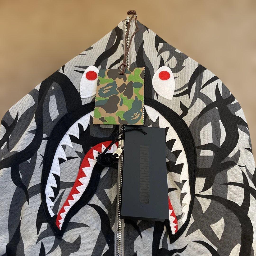 トップス BAPE X NBHD TRIAL CAMO TWO FACE HOODIE