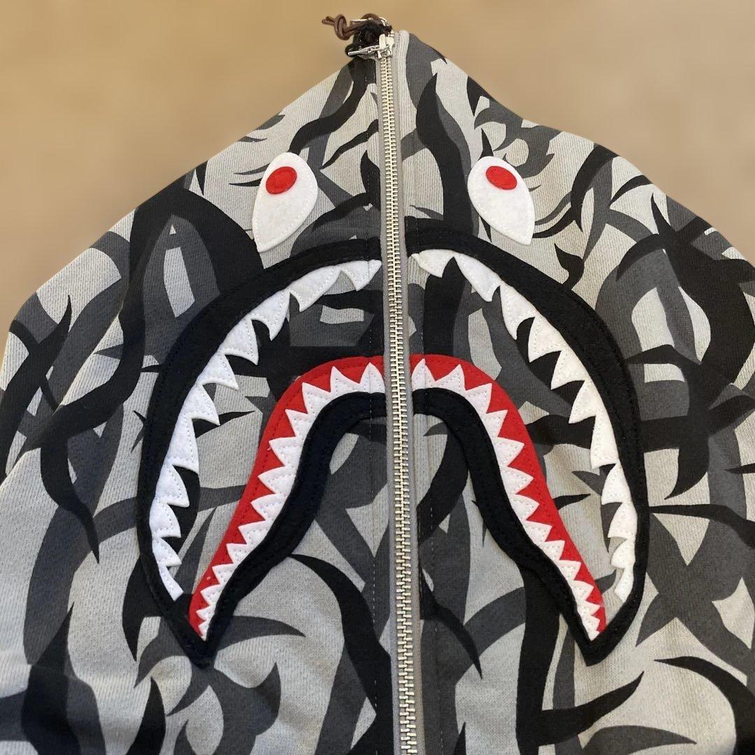 トップス BAPE X NBHD TRIAL CAMO TWO FACE HOODIE