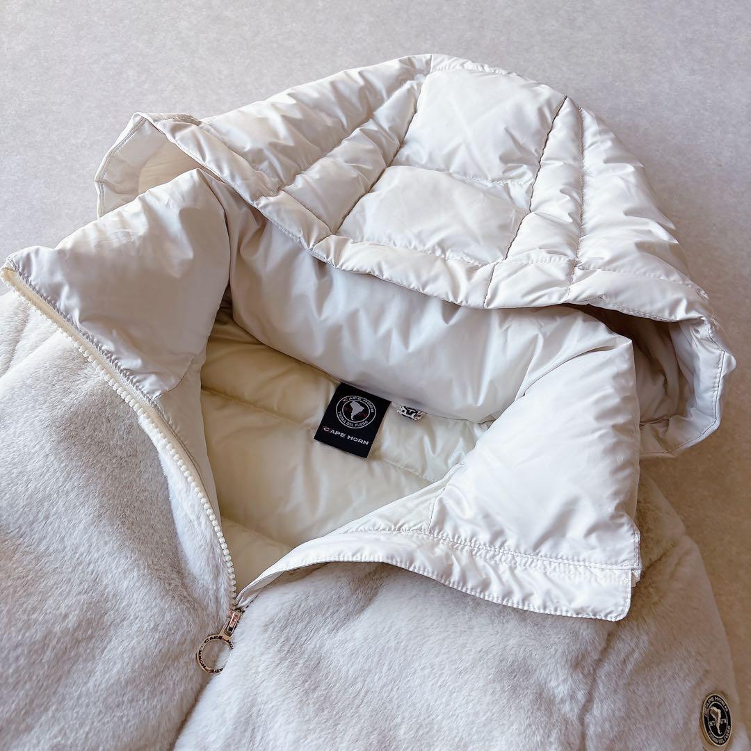 未使用★CAPE HORN｜定価7万 ARENAL エコファーダウン 白 40