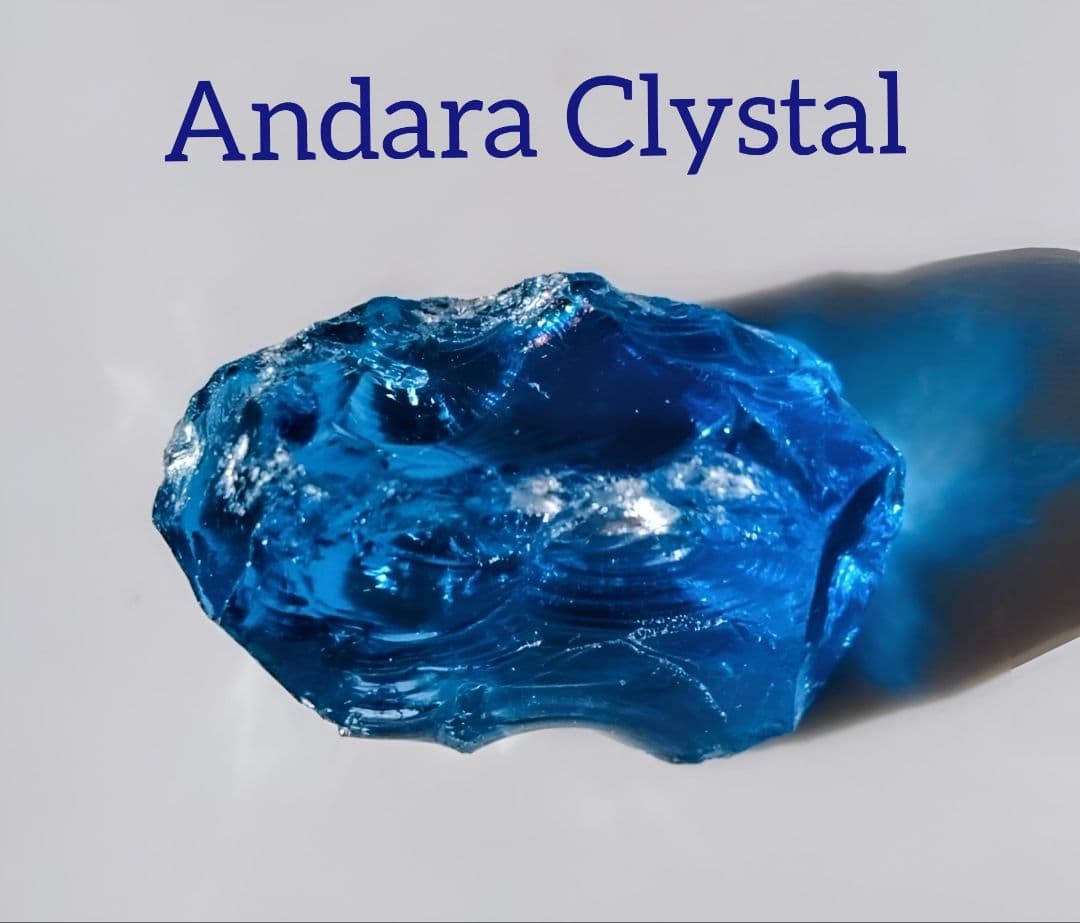 虹見え 希少 レア アンダラクリスタル エレスチャル サファイア 原石