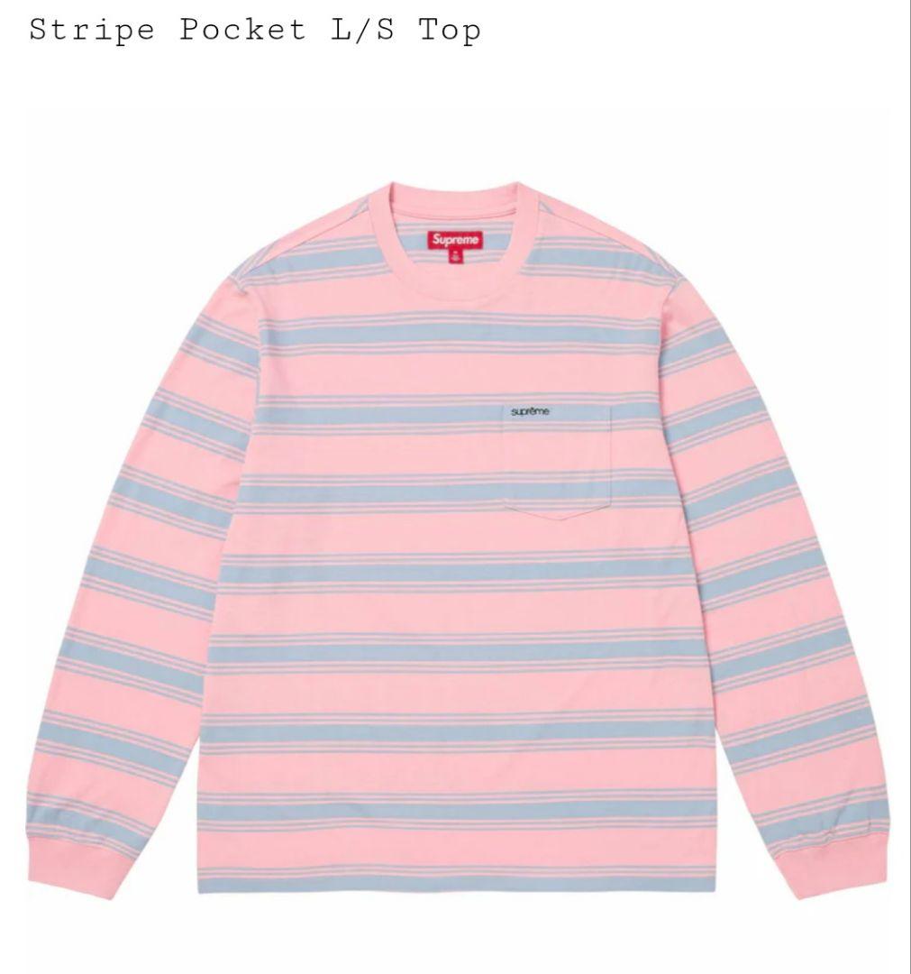 【SUPREME】長袖　ポケットTシャツ　ロンT