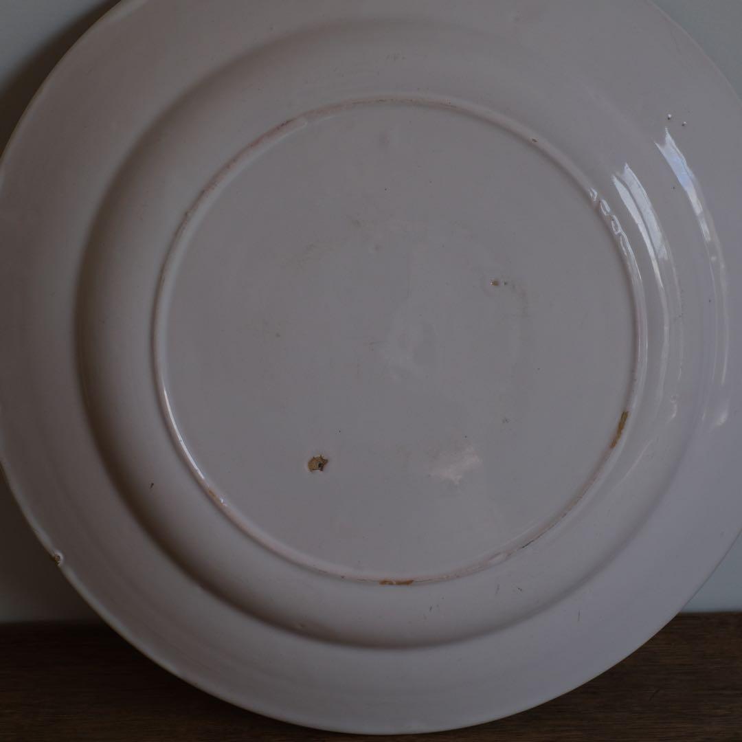 ムスティエ　アンティーク皿　フランスアンティーク