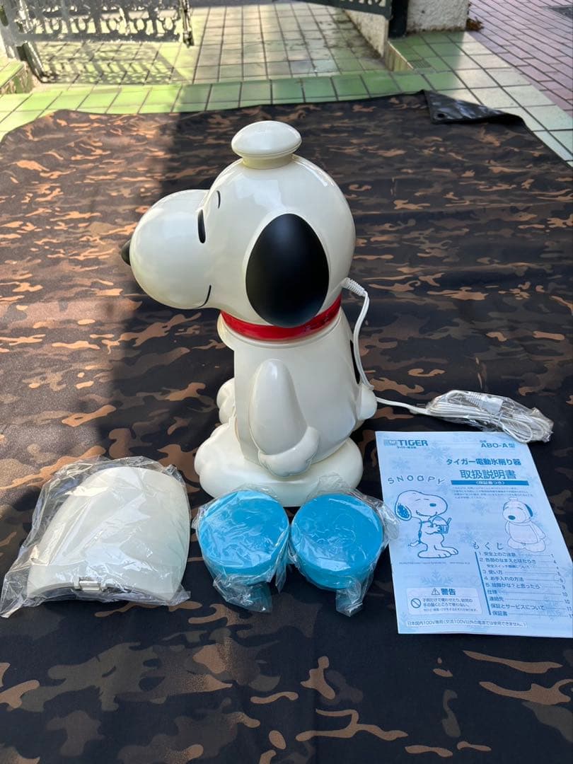 【新品】スヌーピー　かき氷機　約30年前の製品
