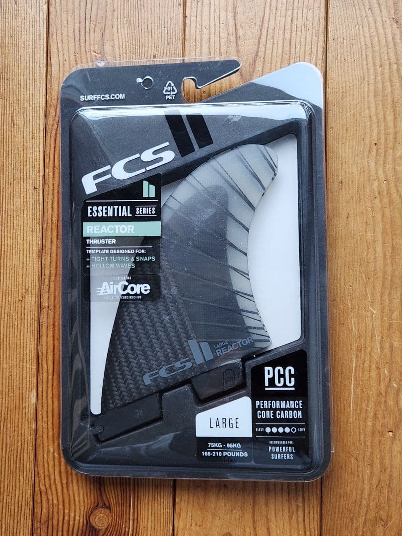 ＜新品・送料込み＞FCSⅡ REACTOR エアコア　カーボントライフィン L