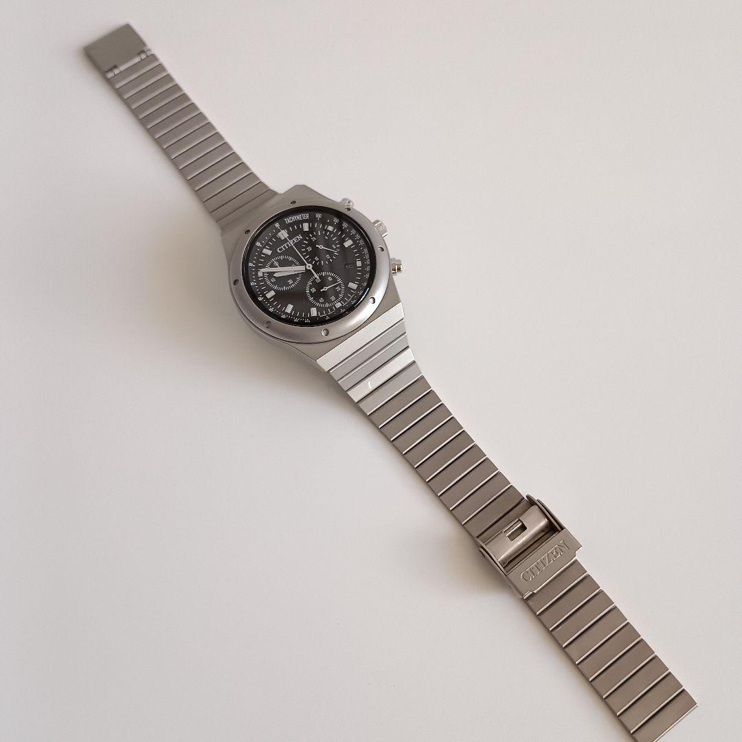 CITIZEN　シチズン　レコードレーベル　ソーラー腕時計　箱・取説・保証書付