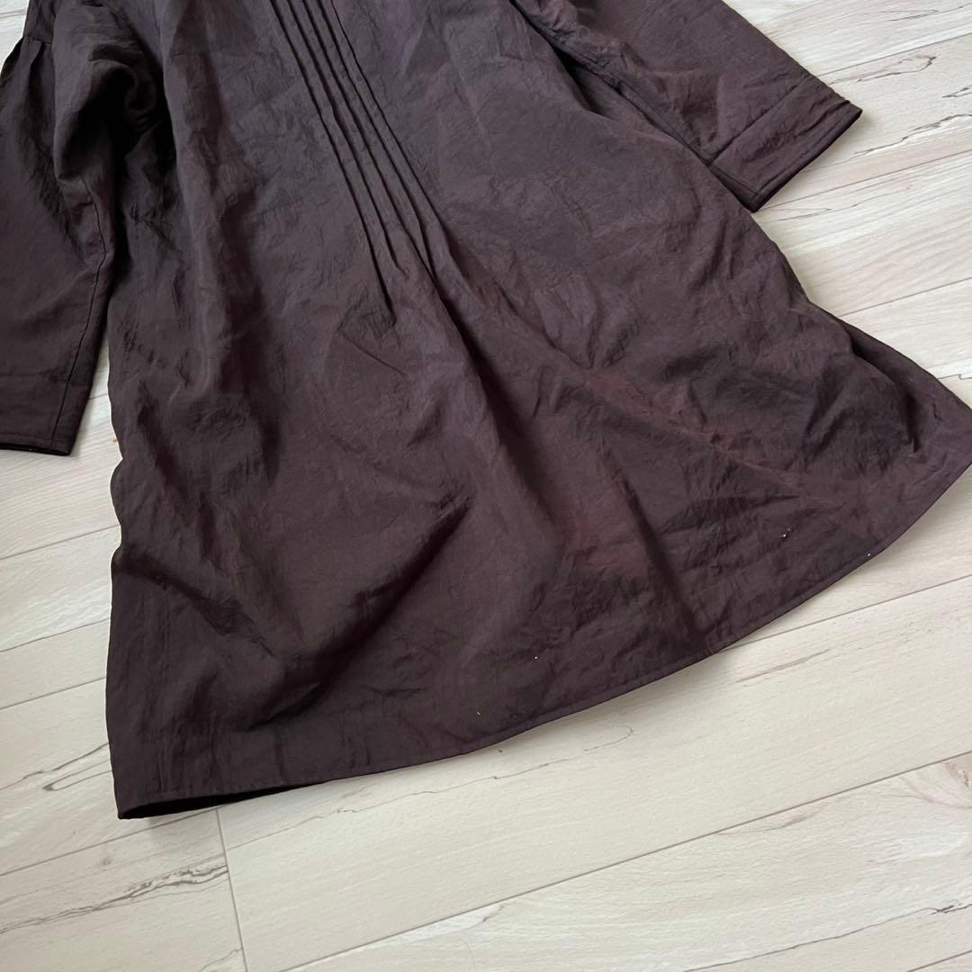 未使用タグ付き　YACCOMARICARD ロングコート　ライナー　ピンタック