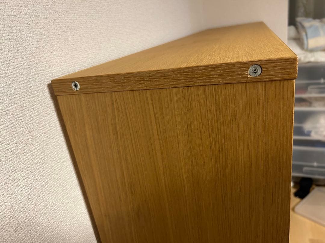 無印良品 スタッキングシェルフ 3段 × 3列 オーク材& スタッキングチェスト