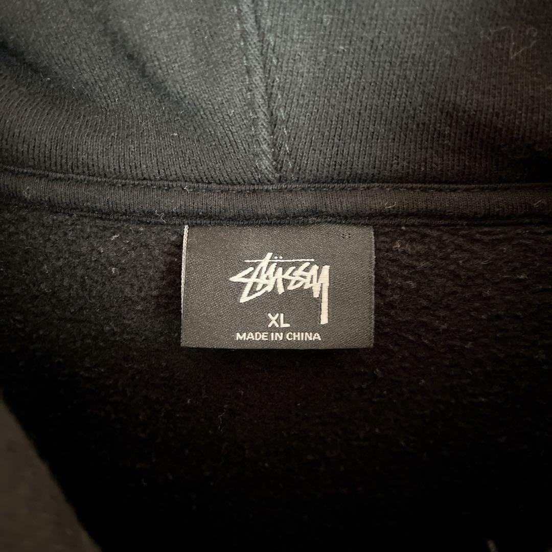 【即完モデル‼︎】STUSSY☆XL ストックロゴ パーカー D223