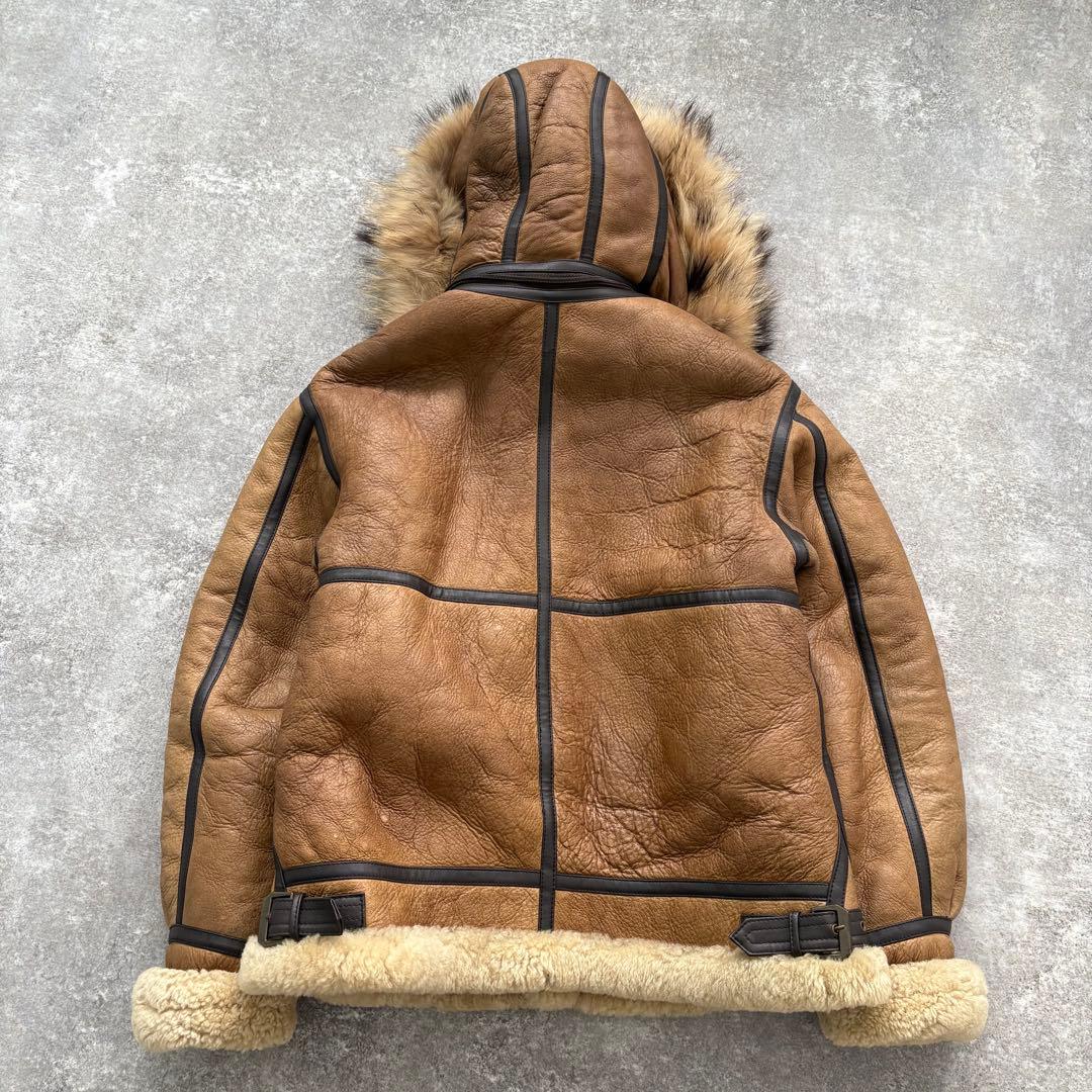 【WESTOP】90s ウエストップ B-3 フライトジャケット ムートン XL