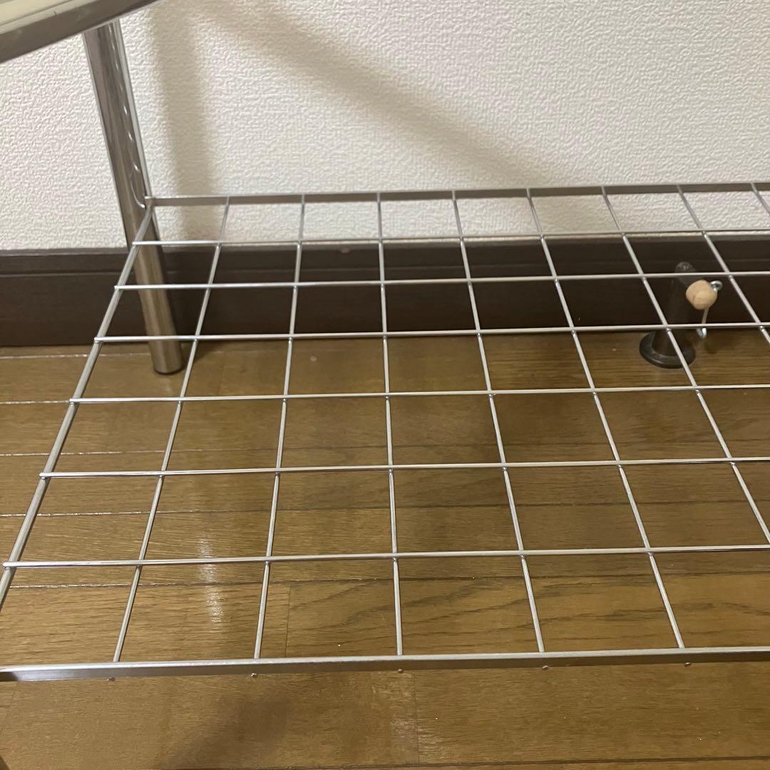 【レア・貴重】昭和レトロポップ♡かわいいピンクのガラステーブル♡アイアンフレーム