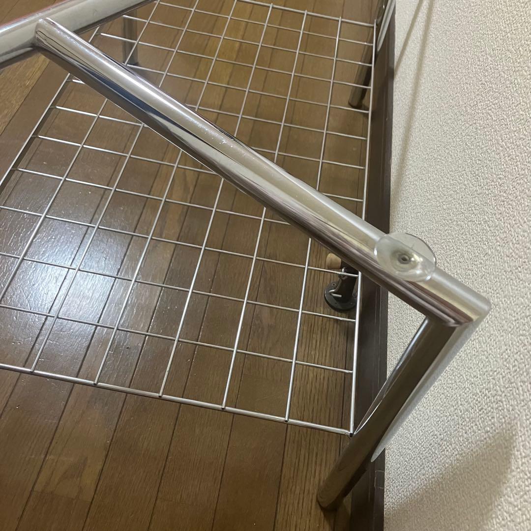 【レア・貴重】昭和レトロポップ♡かわいいピンクのガラステーブル♡アイアンフレーム